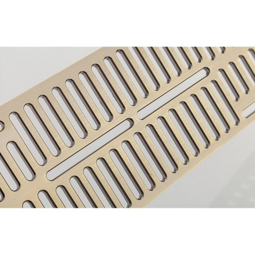 Трап душевой бронза 100х300