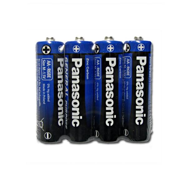 Батарейка солевая Panasonic R6 (АА) 1,5В