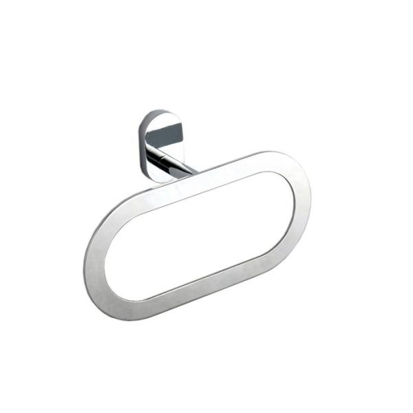 Полотенцедержатель кольцо FLORA хром