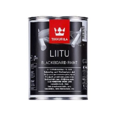 Краска для школьных досок LIITU черная матовая 1л