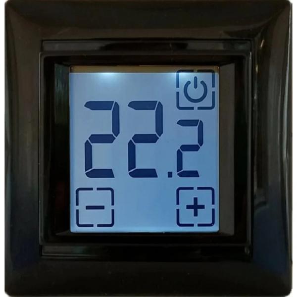 Терморегулятор сенсорный SDF-419B/ черный/ 3,5 кВт