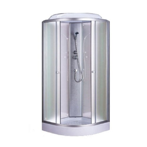 Душевая кабина 90х90х215 низкий поддон матовое стекло