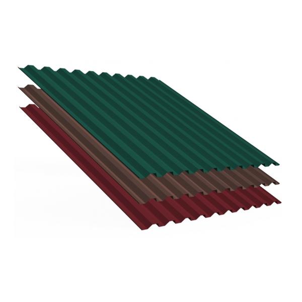 Профнастил С8-1150/1200  0,45мм ПЭ RAL8017 2,0м