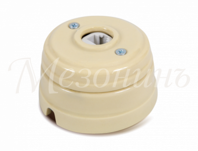 Розетка фарфор. компьют. с рамкой D70*45 слон. кость НОВАЯ ГОЛЛАНДИЯ