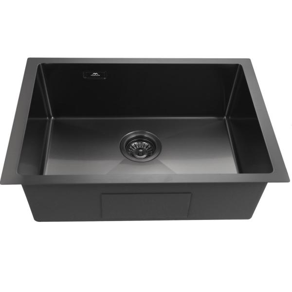 Кухонная мойка из нержавеющей стали Fashun 17M Комплект AS5544-17, графит