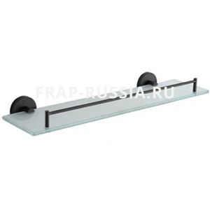 Полка стеклянная черная Полка стеклянная черная