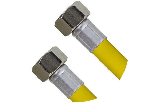 "Подвод для газа 1/2"" г/г 1,5м c PVS покрытием"