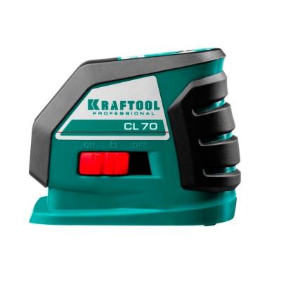 Лазерный нивелир  KRAFTOOL CL70 20/70м IP54 4хАА штатив