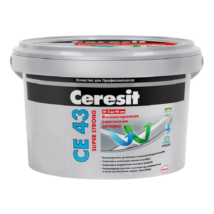 Затирка Церезит Серый Фото