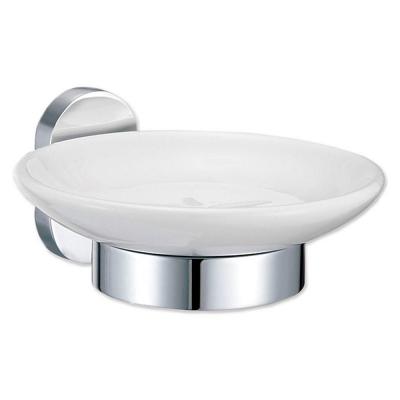 Мыльница FLORA с чашей хром
