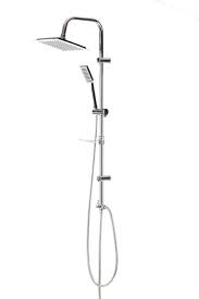 Душевая Стойка с двумя лейками к смесителю Сантаком