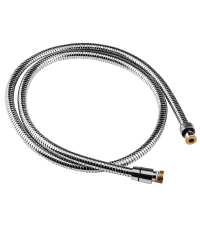 Шланг душевой от1,5 до 2м двухзагибный растяжной, сталь хром