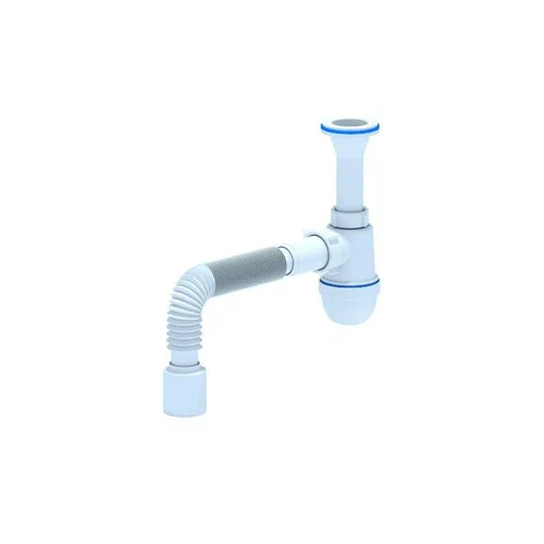 Сифон Варяг универсальный с гибкой трубой 40х50