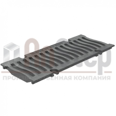 Решетка чугунная щелевая Light 150 E600 с болтовым креплением