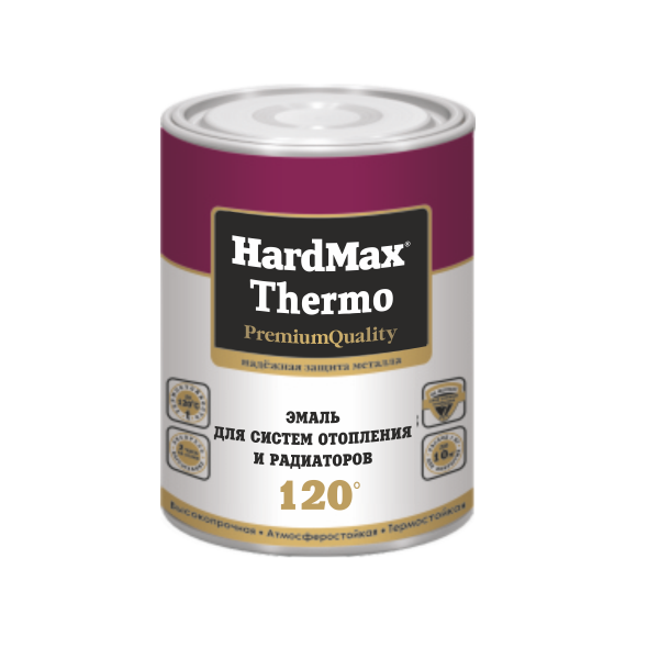 Эмаль для систем отопления и радиаторов HardMax Termo 