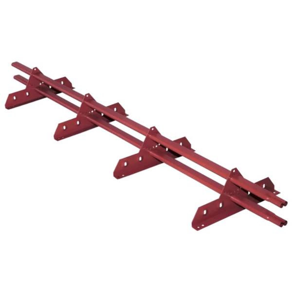 Снегозадержатель оцинк трубч.овал RAL3005 (Виш) лапка-Т-обр. 3м Снегозадержатель оцинк трубч.овал RAL3005 (Виш) лапка-Т-обр. 3м