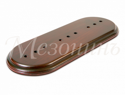 "Подложка трехместная ""Элегант"" красное дерево НОВАЯ ГОЛЛАНДИЯ"