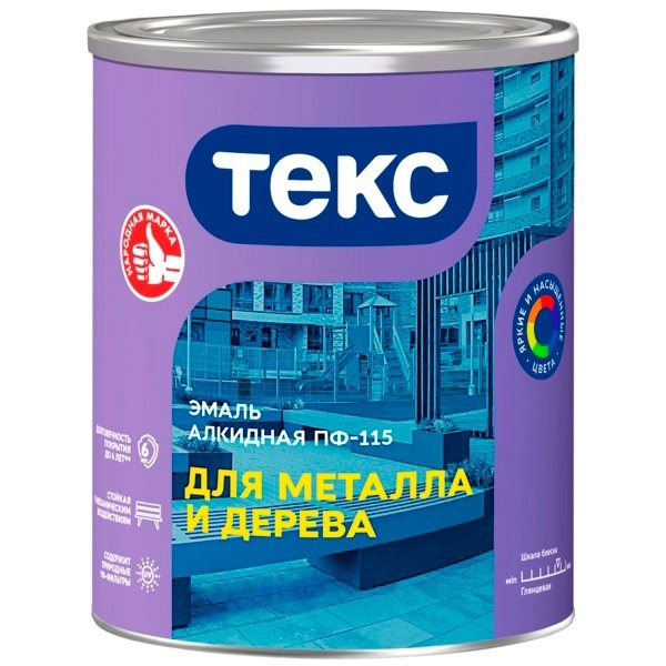 Эмаль алкидная ПФ-115 оптимум ТЕКС матовая 