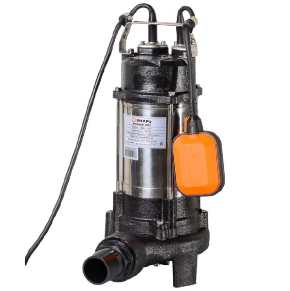 Насос фекальный ФН-1100Л Вихрь 1100Вт 283л/мин напор 9м