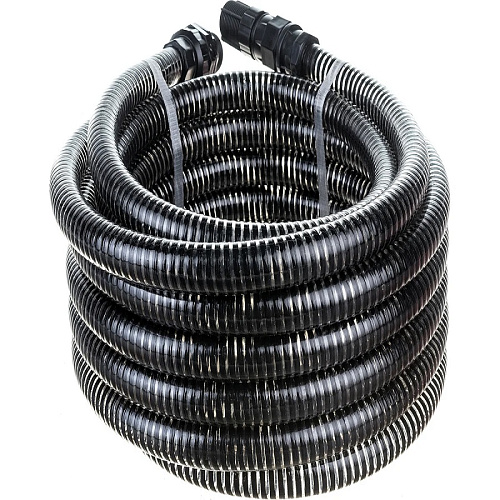 Шланг всасывающий с ОБРАТНЫМ КЛАПАНОМ 1" черный 10м