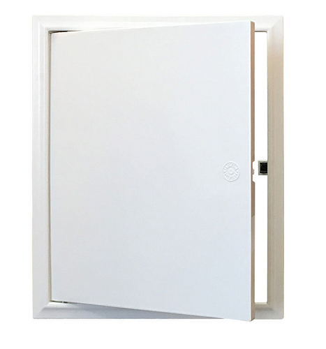 Лючок Эвент 4040 пластиковый с замком