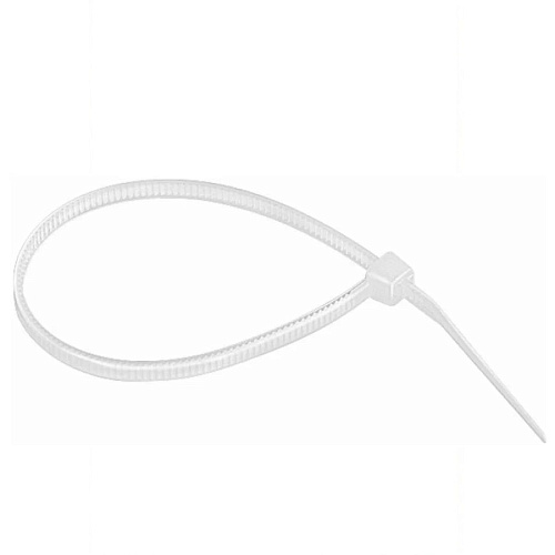 Хомуты 250*4,8мм пластиковые белые СИБРТЕХ