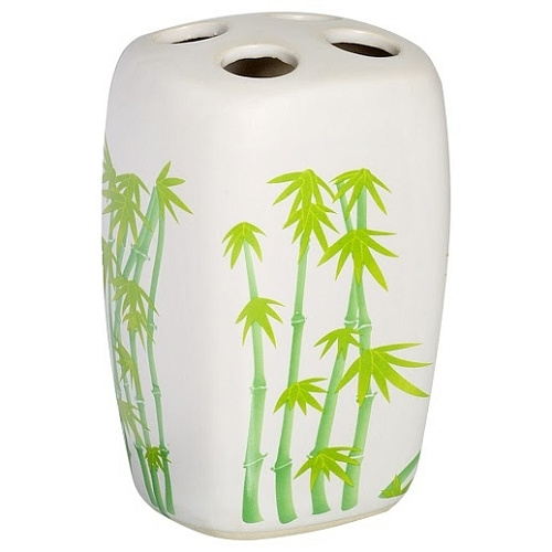 Стакан для зубных щеток BAMBOO керамика Стакан для зубных щеток BAMBOO керамика