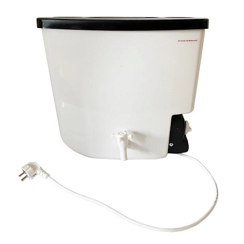 Бачок пластиковый ЭВБО 15л белый дачный электрический