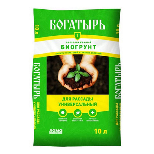 Почвогрунт для рассады Богатырь 10л