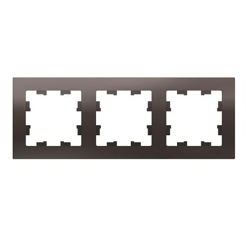 Рамка Schneider ATLASDESIGN 3 поста мокко