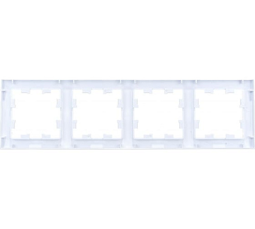 Рамка Schneider ATLASDESIGN 4 поста белая