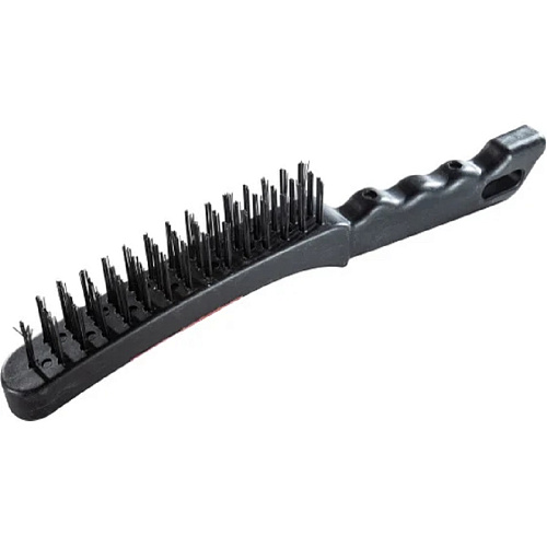 Щетка металлическая 6-рядная пластиковый корпус
