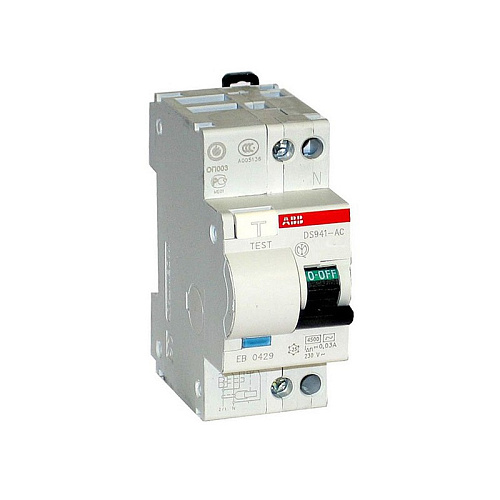 Автоматический выключатель дифференциальный АВВ DSH941R 1п+N C10A 30мА