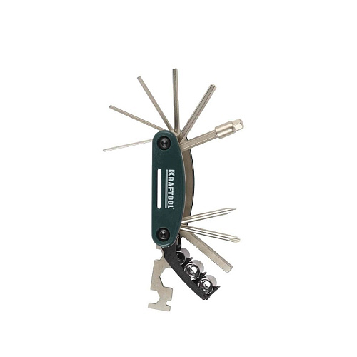 Набор KRAFTOOL для обслуживания велосипедов 16 в 1