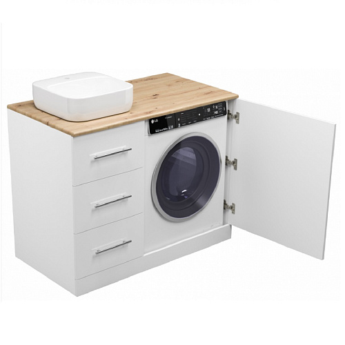 Тумба Респект 110 под стиральную машину левая