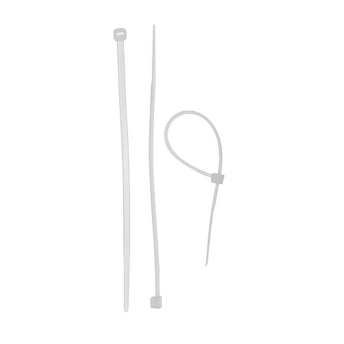 Хомуты нейлоновые ЗУБР КС-Б 4,8х400мм белые