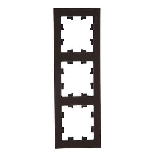 Рамка Schneider ATLASDESIGN 3 поста мокко