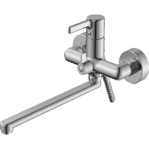 Смеситель для ванны длинный излив одноручный