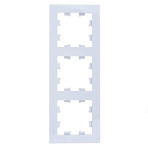 Рамка Schneider ATLASDESIGN 3 поста белая