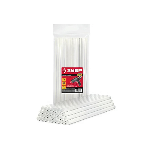 Стержни ЗУБР клеевые для пистолетов 11/300мм прозрачный