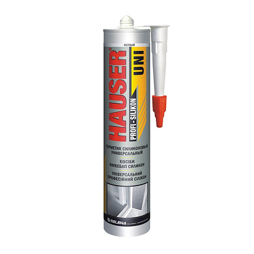 Герметик Hauser UNI силиконовый универсальный прозрачный 260 мл
