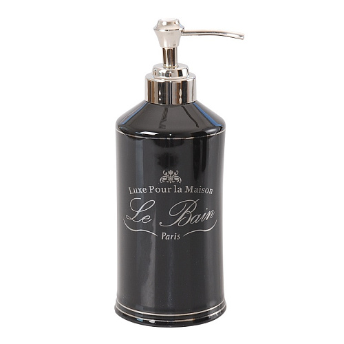 Дозатор для жидкого мыла LE BAIN BLACK керамика