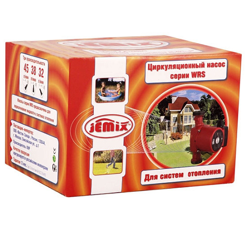 Насос циркуляционный Jemix WRS 25/4-180 с гайками