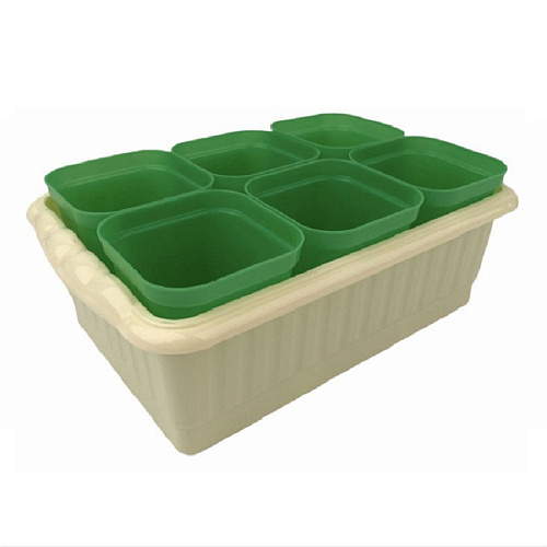 Ящик для рассады Дом и Дача 247х166х82 на 6 стаканчиков