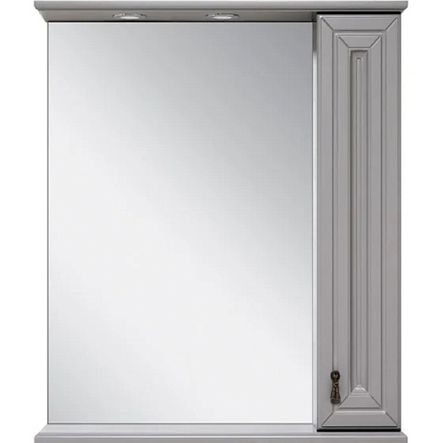 Зеркало со шкафом Лувр 85 правое серое