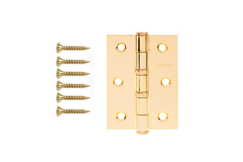 Петля Apecs 80*60-B2-Steel-G-Blister