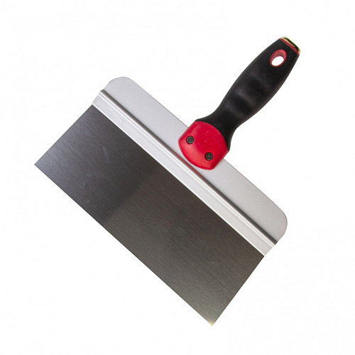 Шпатель фасадный нержавеющая сталь 250мм 2-компонентная ручка широкое полотно MATRIX