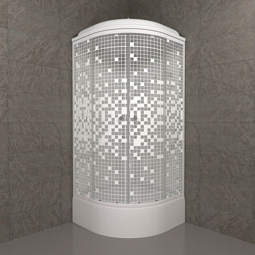 Душевая кабина Triton Стандарт Мозаика 90x90