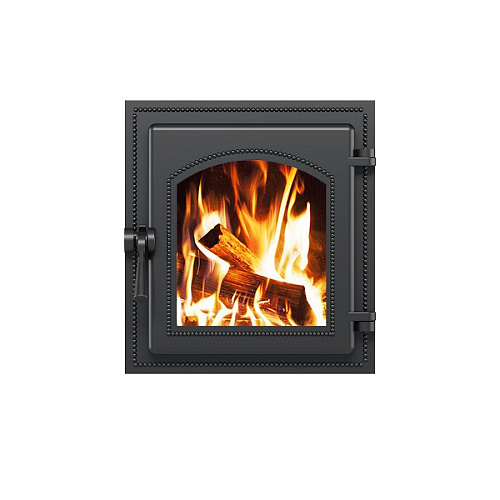 Дверка каминная Везувий 270 антрацит