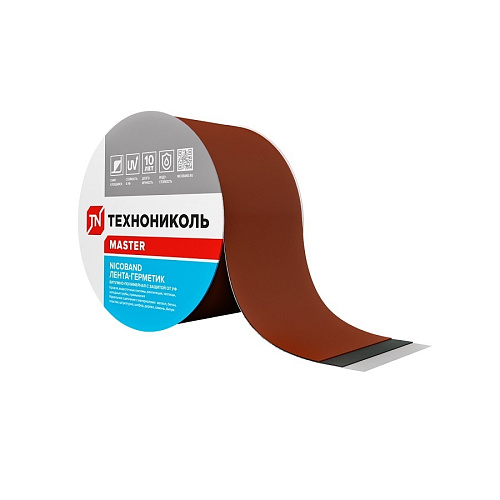 Лента-герметик NICOBAND коричневая 0,10х3м